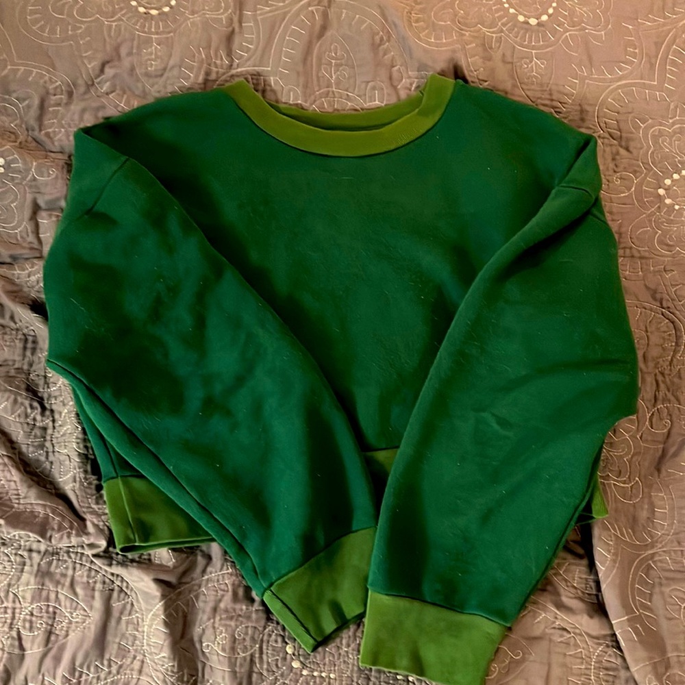 Reformation cropped crewneck